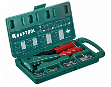 kraftool  x-3 2.4-4.8 мм, литой заклепочник в кейсе (31170-h6_z01), купить metabo, купить husqvarna, купить bosch, купить makita, купить hitachi, купить hikoki, купить oregon, купить stihl