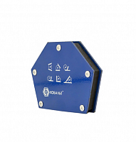 угольник магнитный кобальт 145 х 110 мм, на 6 углов: 30, 45, 60, 75, 90, 135 градусов, магнит до 34 , купить metabo, купить husqvarna, купить bosch, купить makita, купить hitachi, купить hikoki, купить oregon, купить stihl