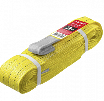 зубр  стп-3/5, желтый, г/п 3т, длина 5 м, текстильный петлевой строп (43553-3-5), купить metabo, купить husqvarna, купить bosch, купить makita, купить hitachi, купить hikoki, купить oregon, купить stihl