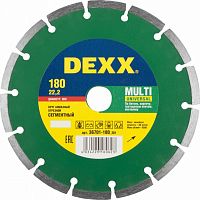 алмазный диск dexx multi universal 180 мм сегментный по бетону, кирпичу, камню, купить metabo, купить husqvarna, купить bosch, купить makita, купить hitachi, купить hikoki, купить oregon, купить stihl