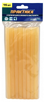 клей для клеевого пистолета практика желтый, прозрачный, 11 х 200 мм, 16 шт / пакет с подвесом, купить metabo, купить husqvarna, купить bosch, купить makita, купить hitachi, купить hikoki, купить oregon, купить stihl