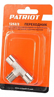 переходник  patriot 1252/2  (тройник 1/4" mff), купить metabo, купить husqvarna, купить bosch, купить makita, купить hitachi, купить hikoki, купить oregon, купить stihl