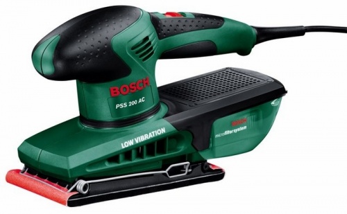 Виброшлифмашина BOSCH PSS200AC — купить в интернет-магазине amurinstrument.ru с доставкой по #WF_CITY_DAT# | Каталог с характеристиками и ценами виброшлифмашина bosch pss200ac, купить metabo, купить husqvarna, купить bosch, купить makita, купить hitachi, купить hikoki, купить oregon, купить stihl