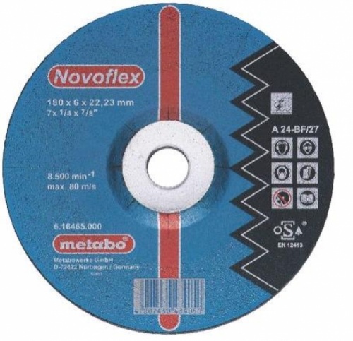 Круг обдирочный METABO сталь Novoflex 180x6,0 A30 — купить в интернет-магазине amurinstrument.ru с доставкой по #WF_CITY_DAT# | Каталог с характеристиками и ценами круг обдирочный metabo сталь novoflex 180x6,0 a30, купить metabo, купить husqvarna, купить bosch, купить makita, купить hitachi, купить hikoki, купить oregon, купить stihl