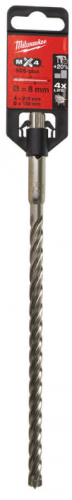 Бур SDS+ MX4 8х210 Milwaukee — купить в интернет-магазине amurinstrument.ru с доставкой по #WF_CITY_DAT# | Каталог с характеристиками и ценами бур sds+ mx4 8х210 milwaukee, купить metabo, купить husqvarna, купить bosch, купить makita, купить hitachi, купить hikoki, купить oregon, купить stihl