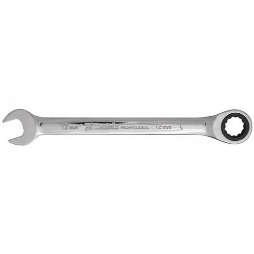 Ключ комбинированный трещоточный, 12мм, CrV, зеркальный хром// MATRIX PROFESSIONAL — купить в интернет-магазине amurinstrument.ru с доставкой по #WF_CITY_DAT# | Каталог с характеристиками и ценами ключ комбинированный трещоточный, 12мм, crv, зеркальный хром// matrix professional, купить metabo, купить husqvarna, купить bosch, купить makita, купить hitachi, купить hikoki, купить oregon, купить stihl