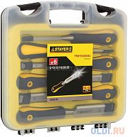 набор cтамесок с двухкомпонентными ручками, 6/10/12/16/20/25мм, 6шт, stayer profi, купить metabo, купить husqvarna, купить bosch, купить makita, купить hitachi, купить hikoki, купить oregon, купить stihl