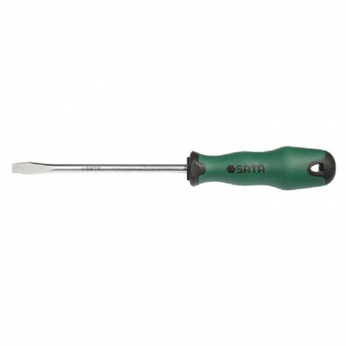 Отвертка Cr-Mo с обрезиненной ручкой шлицевая 8х1 — купить в интернет-магазине amurinstrument.ru с доставкой по #WF_CITY_DAT# | Каталог с характеристиками и ценами отвертка cr-mo с обрезиненной ручкой шлицевая 8х1, купить metabo, купить husqvarna, купить bosch, купить makita, купить hitachi, купить hikoki, купить oregon, купить stihl