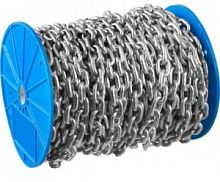 цепь короткозвенная, din 766, оцинкованная сталь, d=3мм, l=120м, зубр профессионал, купить metabo, купить husqvarna, купить bosch, купить makita, купить hitachi, купить hikoki, купить oregon, купить stihl