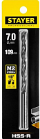 сверло по металлу stayer profi 7.0х109мм, hss-r, быстрорежущая сталь м2(s6-5-2), купить metabo, купить husqvarna, купить bosch, купить makita, купить hitachi, купить hikoki, купить oregon, купить stihl