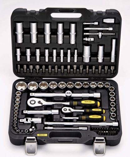 Универсальный набор инструментов 97 предметов BERGER BG097-121438 — купить в интернет-магазине amurinstrument.ru с доставкой по #WF_CITY_DAT# | Каталог с характеристиками и ценами универсальный набор инструментов 97 предметов berger bg097-121438, купить metabo, купить husqvarna, купить bosch, купить makita, купить hitachi, купить hikoki, купить oregon, купить stihl