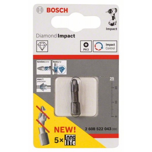 ударная бита, ph3, 25mm (x1), купить metabo, купить husqvarna, купить bosch, купить makita, купить hitachi, купить hikoki, купить oregon, купить stihl