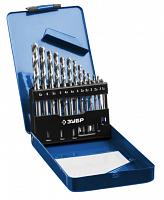 зубр проф-а 13шт(1.5-6.5мм), набор сверл по металлу, сталь р6м5, класс а, мет.бокс, купить metabo, купить husqvarna, купить bosch, купить makita, купить hitachi, купить hikoki, купить oregon, купить stihl