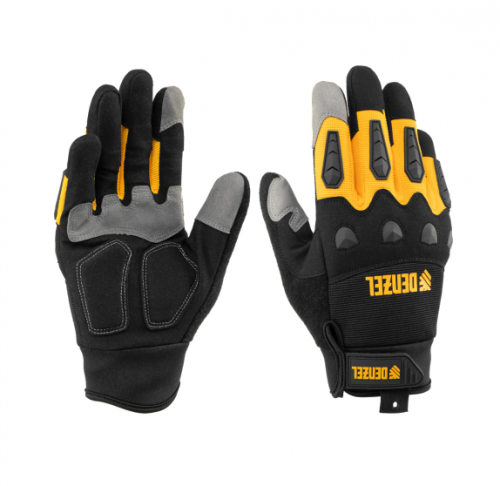 Перчатки универсальные, усиленные, с защитными накладками, размер 10// Denzel — купить в интернет-магазине amurinstrument.ru с доставкой по #WF_CITY_DAT# | Каталог с характеристиками и ценами перчатки универсальные, усиленные, с защитными накладками, размер 10// denzel, купить metabo, купить husqvarna, купить bosch, купить makita, купить hitachi, купить hikoki, купить oregon, купить stihl