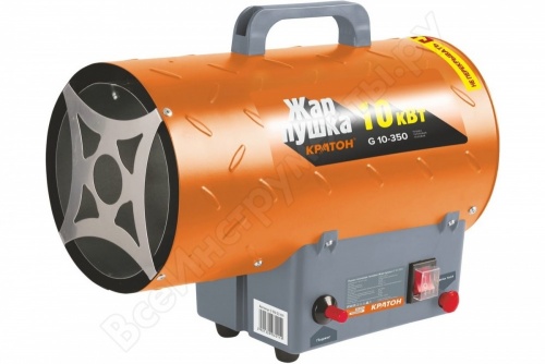 Пушка тепловая газовая КРАТОН G 10-350 — купить в интернет-магазине amurinstrument.ru с доставкой по #WF_CITY_DAT# | Каталог с характеристиками и ценами пушка тепловая газовая кратон g 10-350, купить metabo, купить husqvarna, купить bosch, купить makita, купить hitachi, купить hikoki, купить oregon, купить stihl