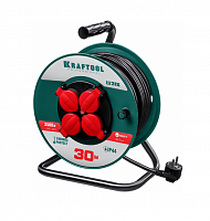 p-315 удлинитель на катушке, 30 м, 3500 вт, 4 гнезда, ip44, пвс 3x1,5 кв мм, kraftool, купить metabo, купить husqvarna, купить bosch, купить makita, купить hitachi, купить hikoki, купить oregon, купить stihl