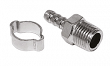 переходник,1/4"п-елочка8мм,обжимное кольцо8х13мм,блистер, купить metabo, купить husqvarna, купить bosch, купить makita, купить hitachi, купить hikoki, купить oregon, купить stihl