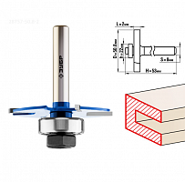 зубр  50.8 x 2 мм, хвостовик 8 мм, фреза горизонтально-пазовая, профессионал (28757-50.8-2), купить metabo, купить husqvarna, купить bosch, купить makita, купить hitachi, купить hikoki, купить oregon, купить stihl
