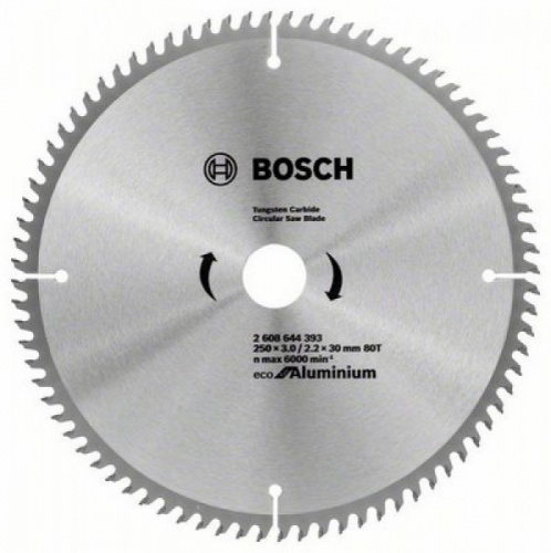 пильный диск bosch eco alu/multi 250x30-80t, купить metabo, купить husqvarna, купить bosch, купить makita, купить hitachi, купить hikoki, купить oregon, купить stihl