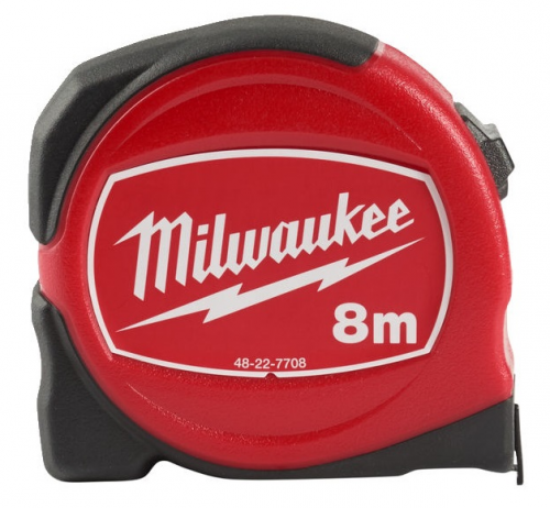 рулетка milwaukee slim 8м / ширна 25мм, купить metabo, купить husqvarna, купить bosch, купить makita, купить hitachi, купить hikoki, купить oregon, купить stihl