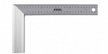угольник стальной, нержавеющая сталь, градуировка, алюминиевое основание, 300 мм// denzel, купить metabo, купить husqvarna, купить bosch, купить makita, купить hitachi, купить hikoki, купить oregon, купить stihl