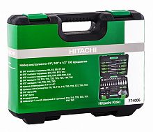 набор инструмента hitachi 1/4”, 3/8”и 1/2” 100 предметов htc-774006, купить metabo, купить husqvarna, купить bosch, купить makita, купить hitachi, купить hikoki, купить oregon, купить stihl