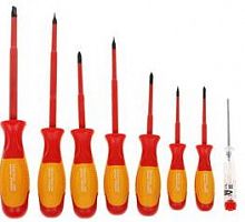 набор отверток диэлектрических до 1000 в, тестер, crmo, двухкомпонентные рукоятки, 8 предм.// gross, купить metabo, купить husqvarna, купить bosch, купить makita, купить hitachi, купить hikoki, купить oregon, купить stihl