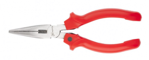 Длинногубцы, Standard, 200 мм, прямые шлифованные, пластмассовые рукоятки// Matrix — купить в интернет-магазине amurinstrument.ru с доставкой по #WF_CITY_DAT# | Каталог с характеристиками и ценами длинногубцы, standard, 200 мм, прямые шлифованные, пластмассовые рукоятки// matrix, купить metabo, купить husqvarna, купить bosch, купить makita, купить hitachi, купить hikoki, купить oregon, купить stihl