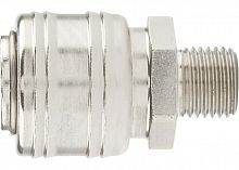 муфта универсальная быстросъемная ("мама"), внешняя резьба 1/4", 2 шт. // stels, купить metabo, купить husqvarna, купить bosch, купить makita, купить hitachi, купить hikoki, купить oregon, купить stihl