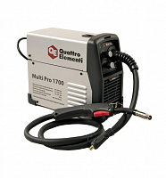 аппарат полуавтомат. сварки, инвертор quattro elementi multi pro 1700 (165a, 3 вида сварки mig/mma/t, купить metabo, купить husqvarna, купить bosch, купить makita, купить hitachi, купить hikoki, купить oregon, купить stihl